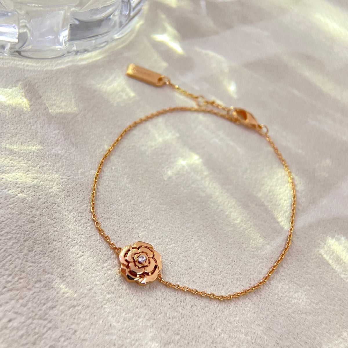 C Camellia Charm Bracelet